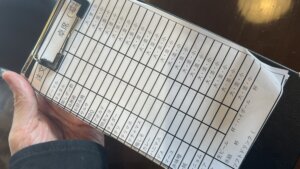 デカ盛り唐揚げ丼食べ放題専門店キッチンBUSストップ三郷駅前2号店セルフ注文表