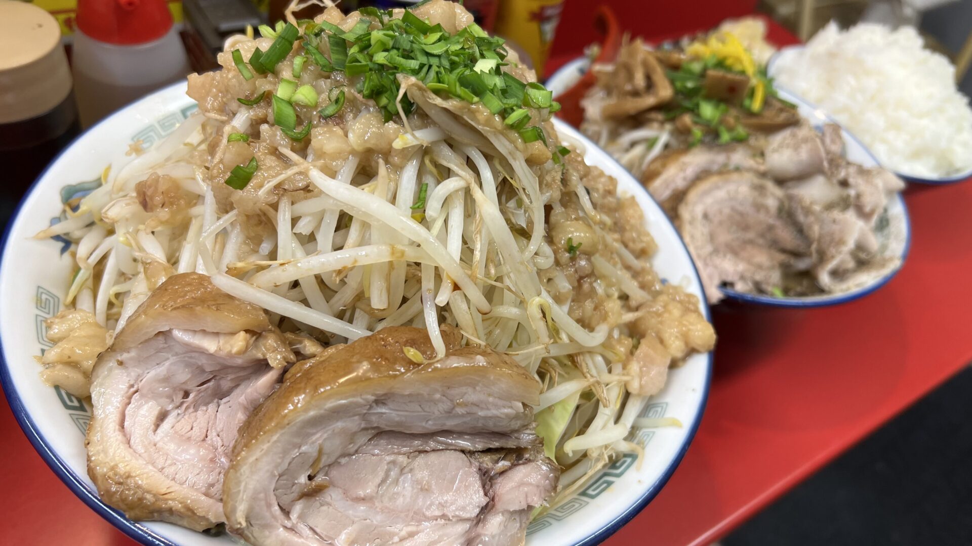 立川マシマシ足利総本店すごい味噌ラーメン麺なしラーメンライス